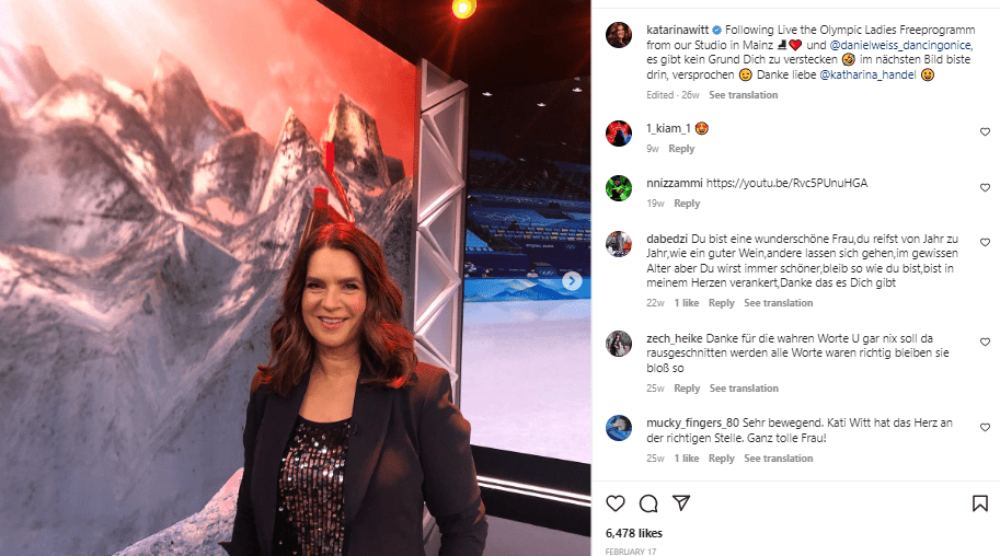 Katarina witt krankheit